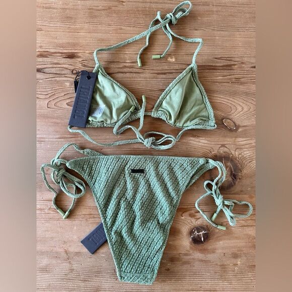 TRIANGL VINCA - KHAKI SET NO BAG NEW WITH TAGS - Picture 6 of 7